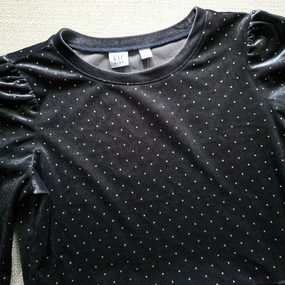 GAP KIDS Girls Velvet Skater Dress Size Large 10 NWT - Picture 5 of 6